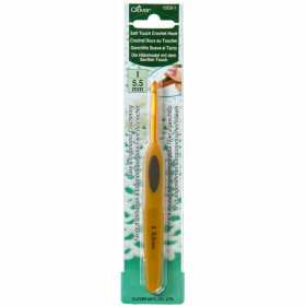 Clover Crochet hook soft touch 5,5 mm