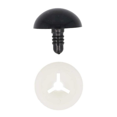 Dierenoog 28 mm zwart