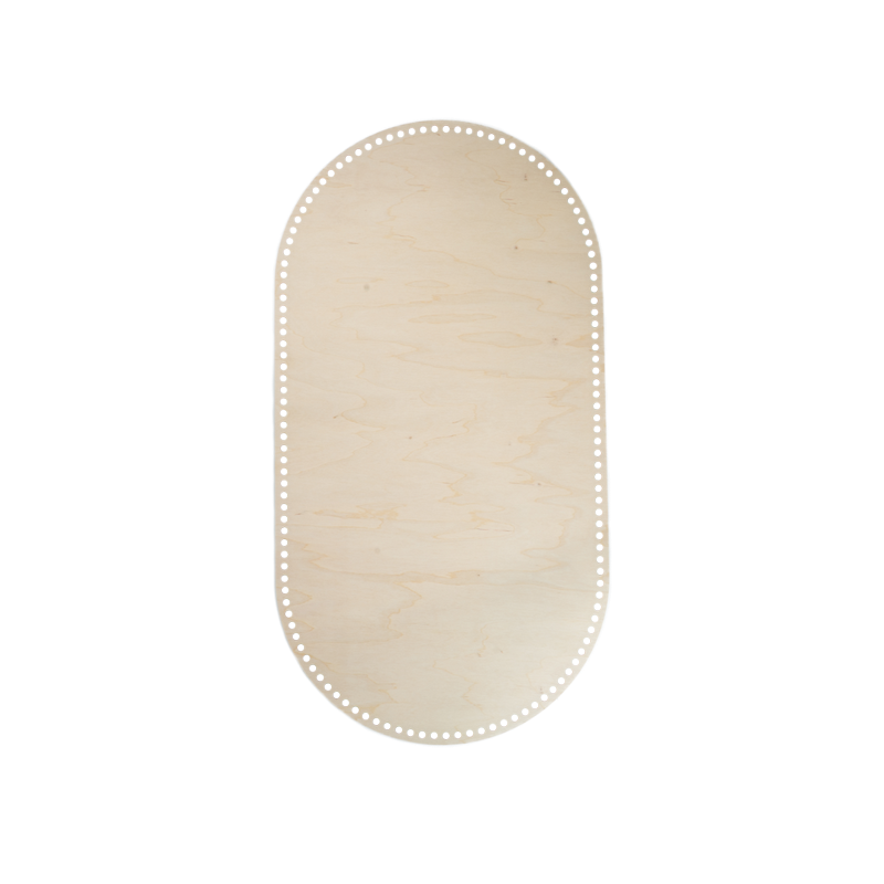 Wooden bag bottom 70 x 37 cm Wooden bag bottom 70 x 37 cm