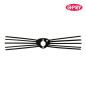 Moustaches de nez pour animaux 75 mm Moustaches de nez pour animaux 75 mm
