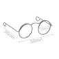 Glasses for stuffed toys metal 5cm old nickel Glasses for stuffed toys metal 5cm old nickel