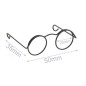 Glasses for stuffed toys metal 5cm black Glasses for stuffed toys metal 5cm black