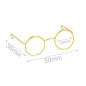 Brille für Stofftiere Metall 5cm gold Brille für Stofftiere Metall 5cm gold