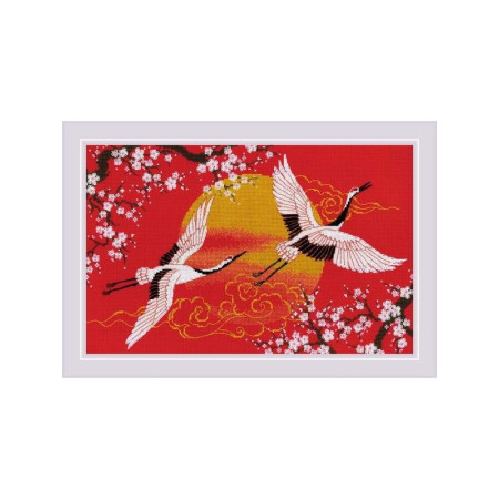 Riolis Embroidery Kit - Under Heaven, Oriental Charm