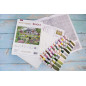 Embroidery kit Cottage garden Embroidery kit Cottage garden