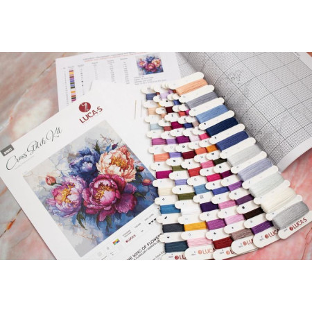 Borduurpakket King of flowers
