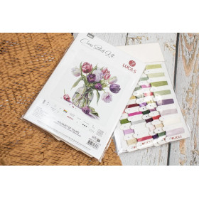 Embroidery kit Bouquet of Tulips