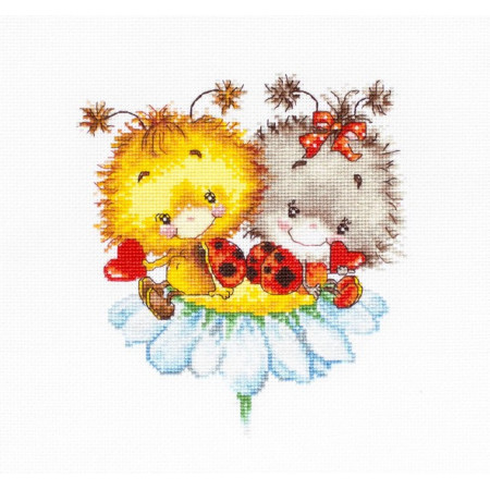 Kit de broderie Coccinelle