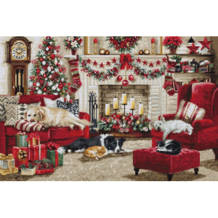 Kit de broderie Intérieur des animaux domestiques