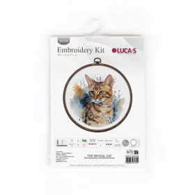 Luca-S Embroidery kit Bengal cat