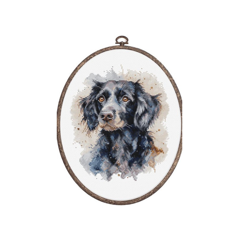 Embroidery kit Border Collie Embroidery kit Border Collie