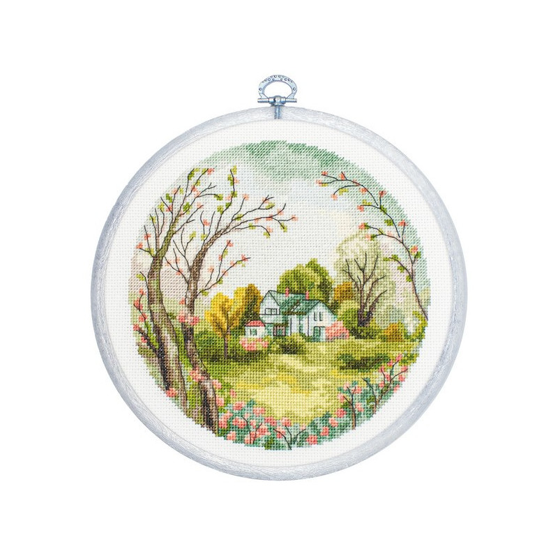 Kit de broderie Printemps Kit de broderie Printemps