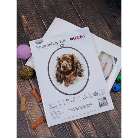 Embroidery kit Cocker spaniel