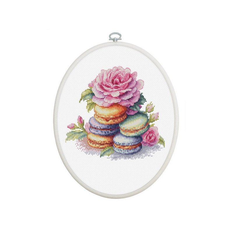 Stickset Französische Macarons Stickset Französische Macarons