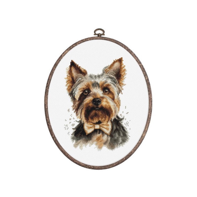 Kit de broderie Yorkshire Terrier Kit de broderie Yorkshire Terrier