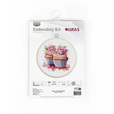 Borduurpakket Cupcakes