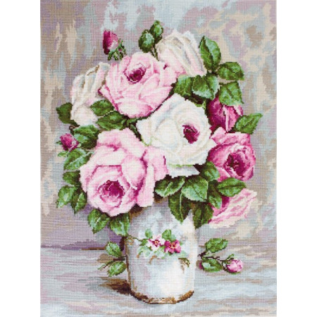 Stickset gemischte Rosen 2