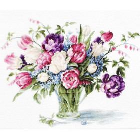 Luca-S Embroidery kit Tulips