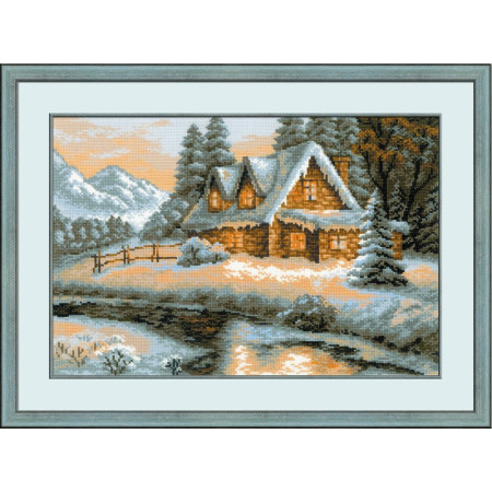 Riolis Kit de broderie Vue d'hiver