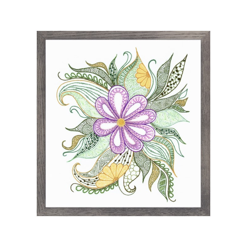 Kit de broderie Belle fleur Kit de broderie Belle fleur