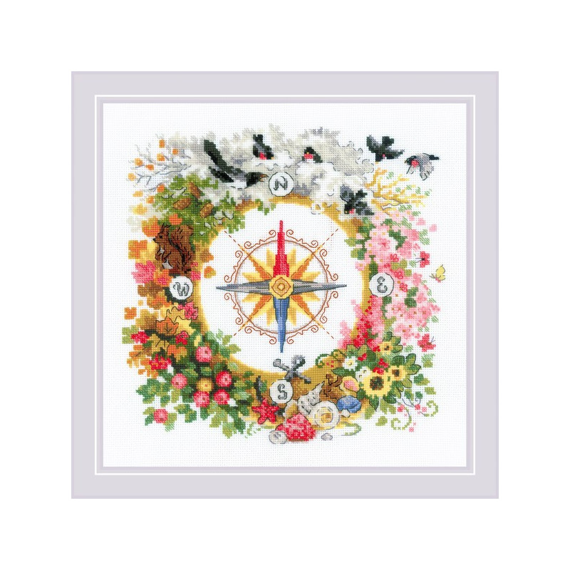 Embroidery kit Compass Embroidery kit Compass