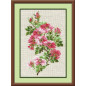 Kit de broderie Rose sauvage de mai