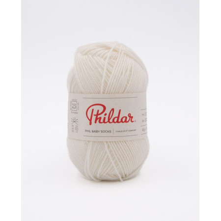 Breiwol Phildar Phil Baby + Socks Ecru