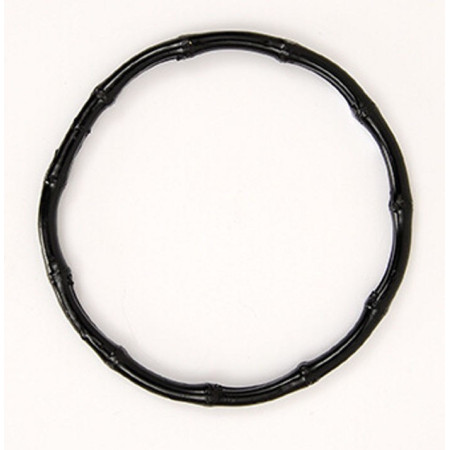 Bag handles bamboo black 15 cm