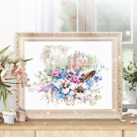 Embroidery kit Victorian House