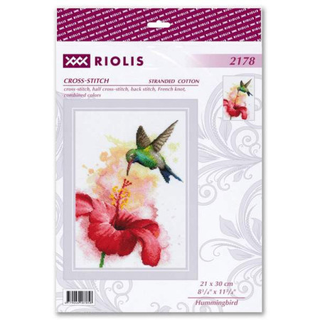 Embroidery kit Hummingbird