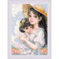 Kit de broderie Amour tendre Kit de broderie Amour tendre