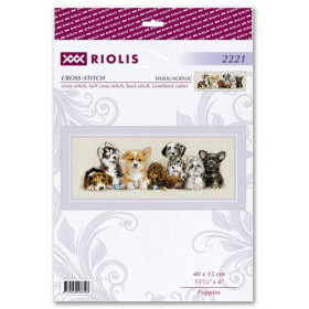 Kit de broderie Chiots