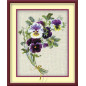 Kit de broderie Bouquet de pensées 2 Kit de broderie Bouquet de pensées 2
