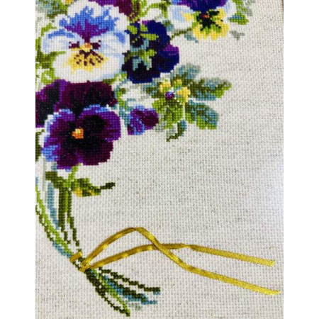 Borduurpakket Boeket viooltjes