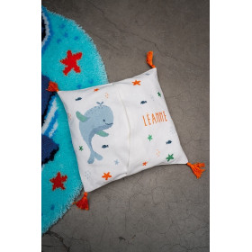 Embroidery kit Pajama bag Whales fun