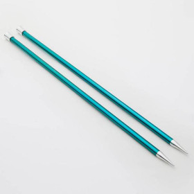 Knitpro Zing aiguilles droites 8 mm, longueur 40 cm