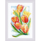 Stickset Frühlingsglühende Tulpen Stickset Frühlingsglühende Tulpen