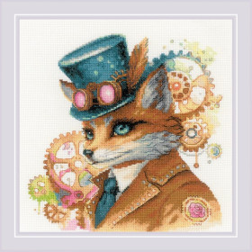 Riolis Stickset Steampunk-Fuchs