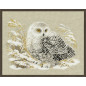Embroidery kit White Owl Embroidery kit White Owl