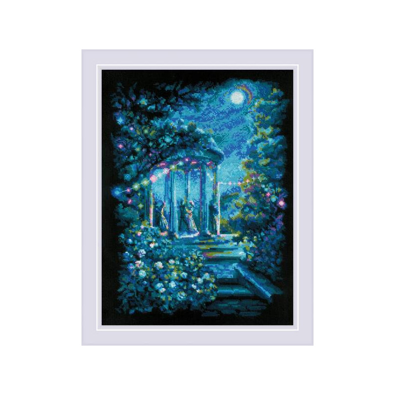 Embroidery kit Moonlight Magic Embroidery kit Moonlight Magic