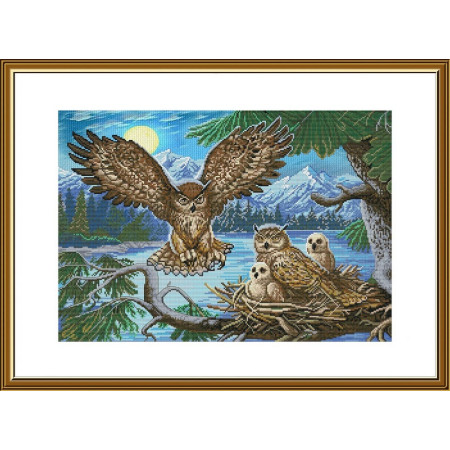 Embroidery kit My family