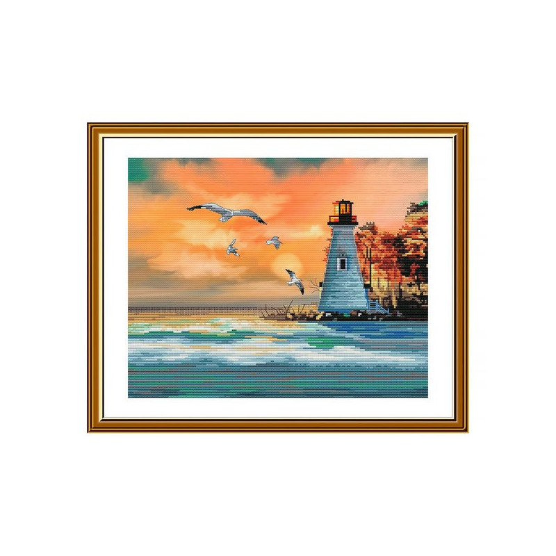 Embroidery kit Lighthouse Embroidery kit Lighthouse