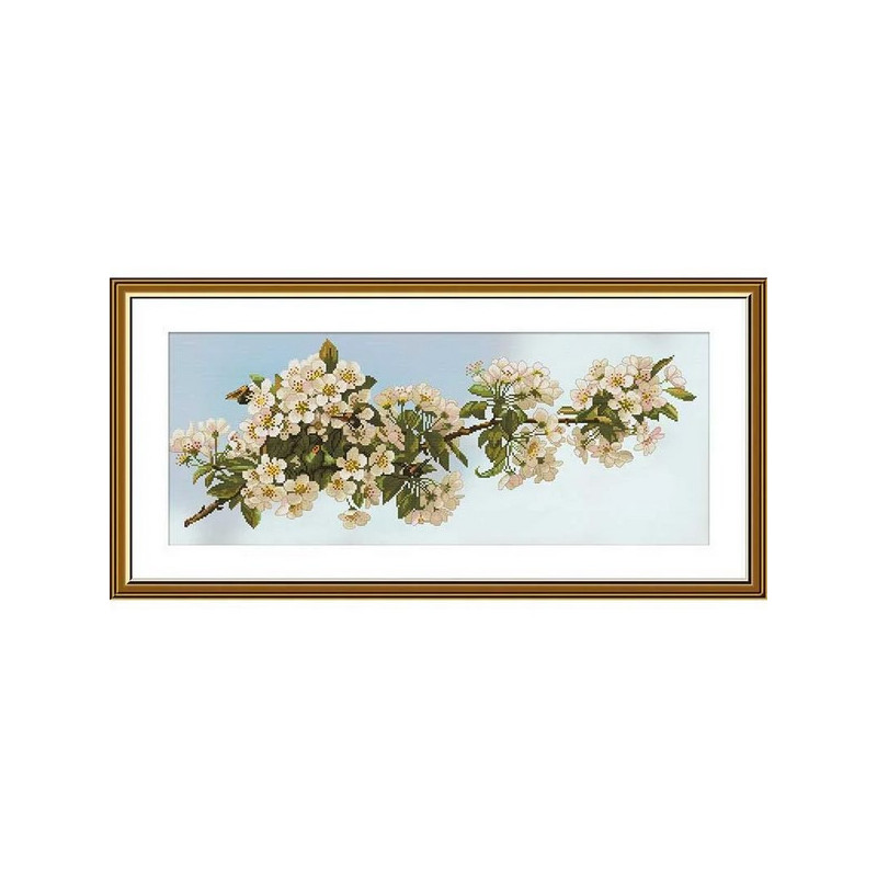 Kit de broderie Le printemps au jardin Kit de broderie Le printemps au jardin