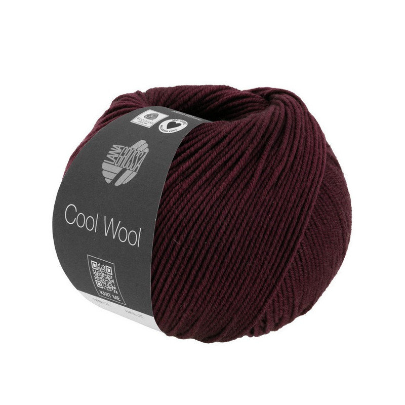 Cool Wool Mélange Bordeaux gemeleerd 1404