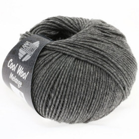 Lana Grossa Cool Wool Mélange Donkergrijs gemeleerd 0412