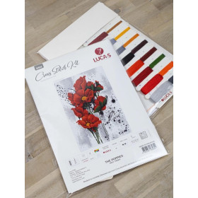 Luca-S Embroidery kit The Poppies