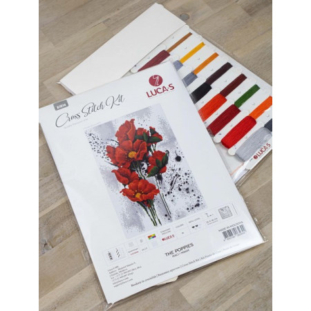 Embroidery kit The Poppies