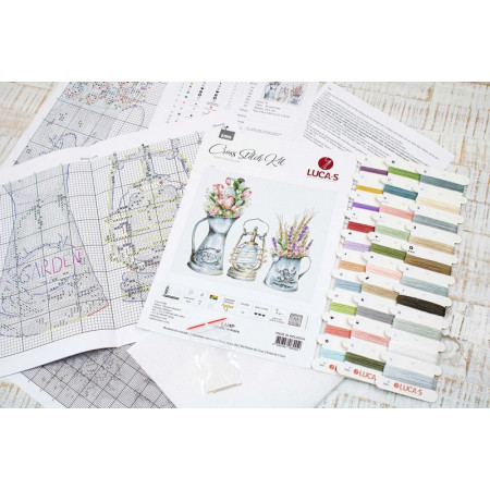 Stickset Lampe