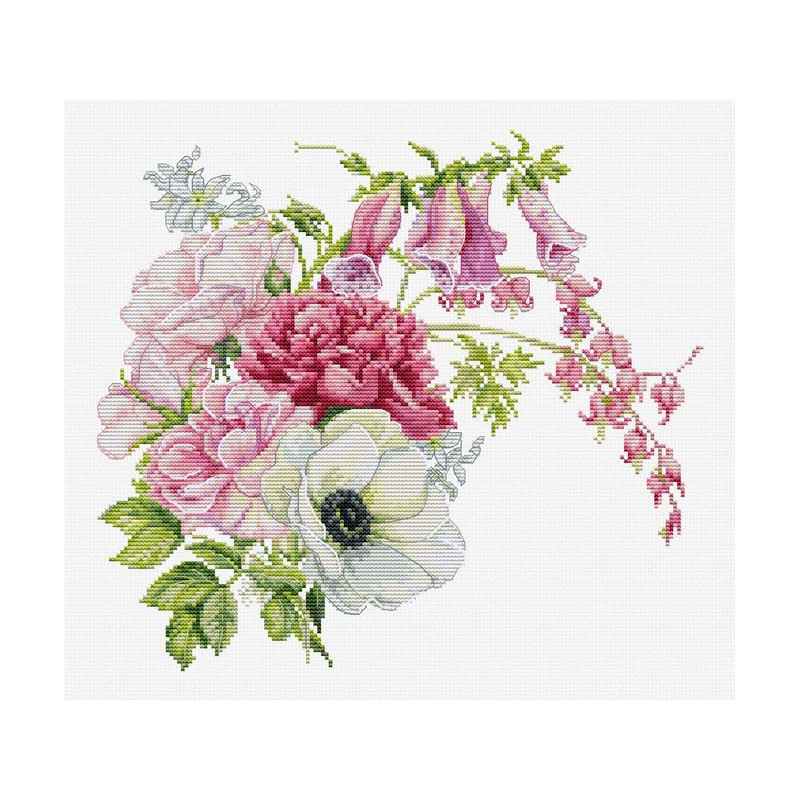 Embroidery kit Spring Bouquet Embroidery kit Spring Bouquet