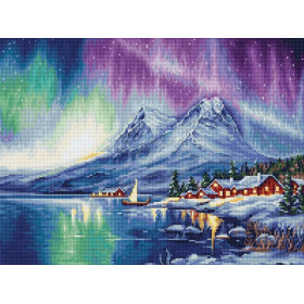 Luca-S Kit de broderie Aurores boréales